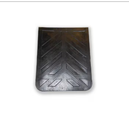 Globetech Manufacturing 24” x 36” Chevron Mud Flap - Black 2470-GT2436C