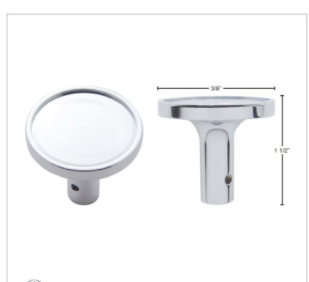 Blue Trailer Long Air Valve Knob - 23343