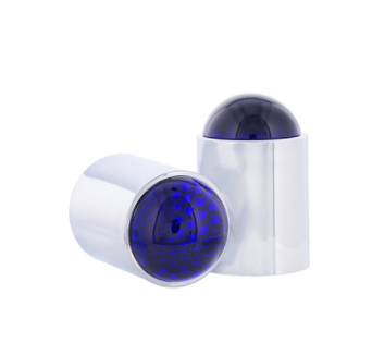 Blue Dome Lens Bumper Guide Top with Chrome Base - 86073