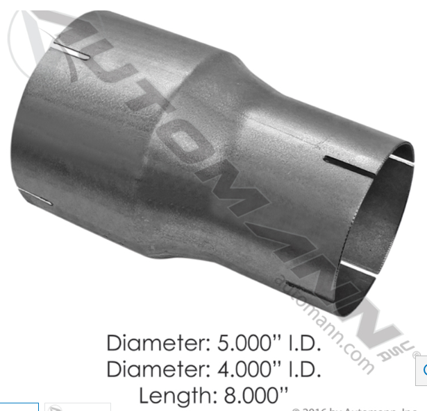 Adapter 5" X 4" ID - 562.U80540A