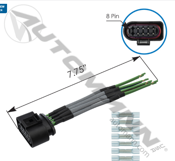 Headlamp Connector - Freightliner - 577.99128R