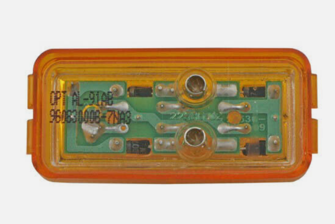 1"x2" Amber Marker Lamp Amber 3 Diode - MTLED1225-3A