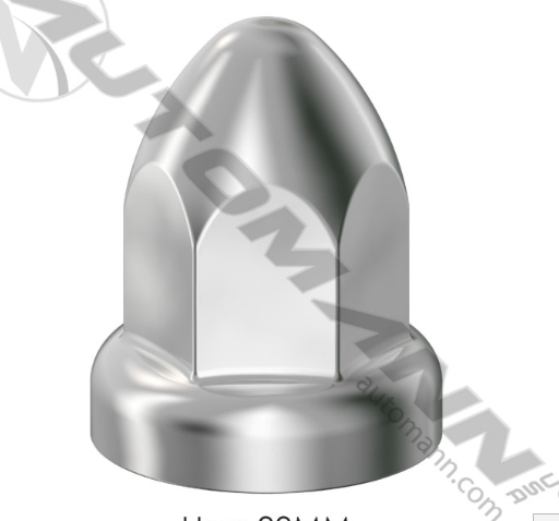 Chrome Plastic Push On 33MM - 562.A4006CP