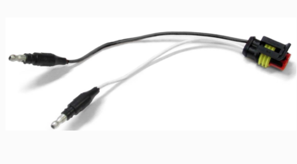 Pig Tail Straight Weather Proof Light AMP Style Connector 2 Pin Bullet Connector - MTPT6183