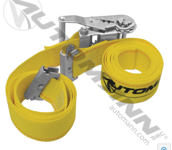 E-Track Yellow Ratchet Strap 12FT - 573.ET12