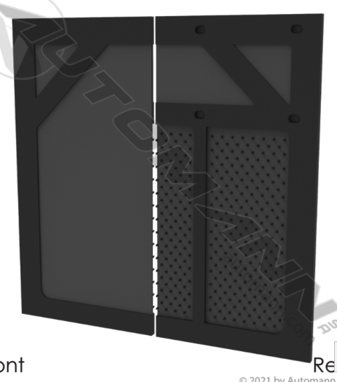 Heavy Duty 24 x 24 x 0.5 inch Mud Flap - 562.112424