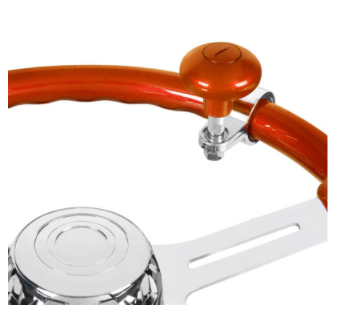 Heavy Duty Steering Wheel Spinner Cadmium Orange - 70364