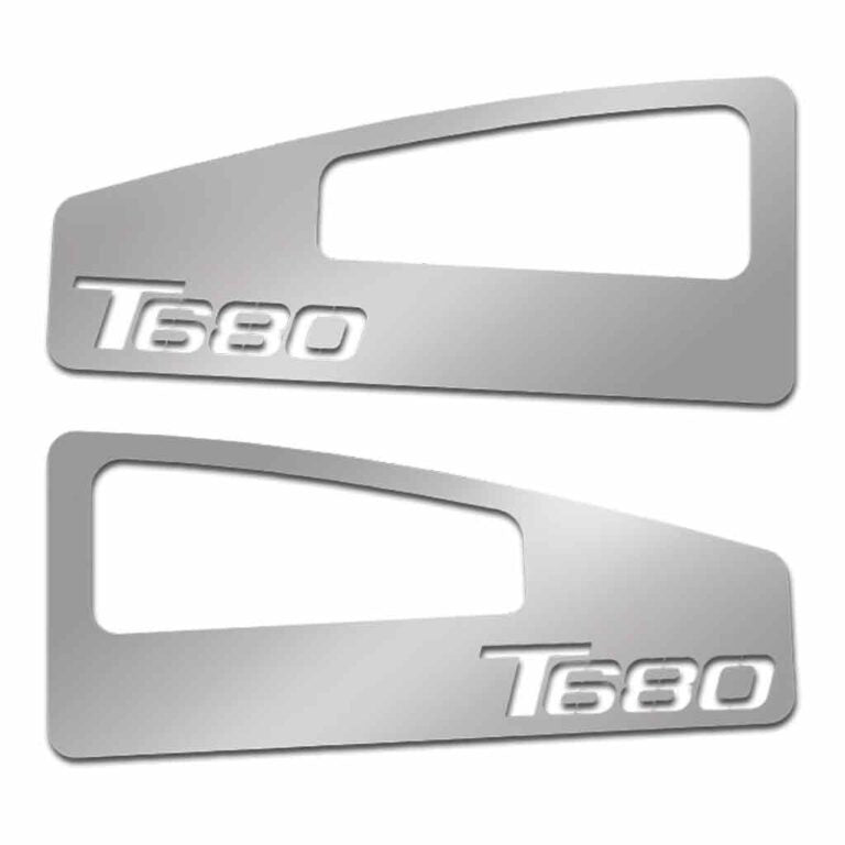 Kenworth T680 2016 And Newer Upper Sleeper Window Trims With "T680" Cutout - TK-1451