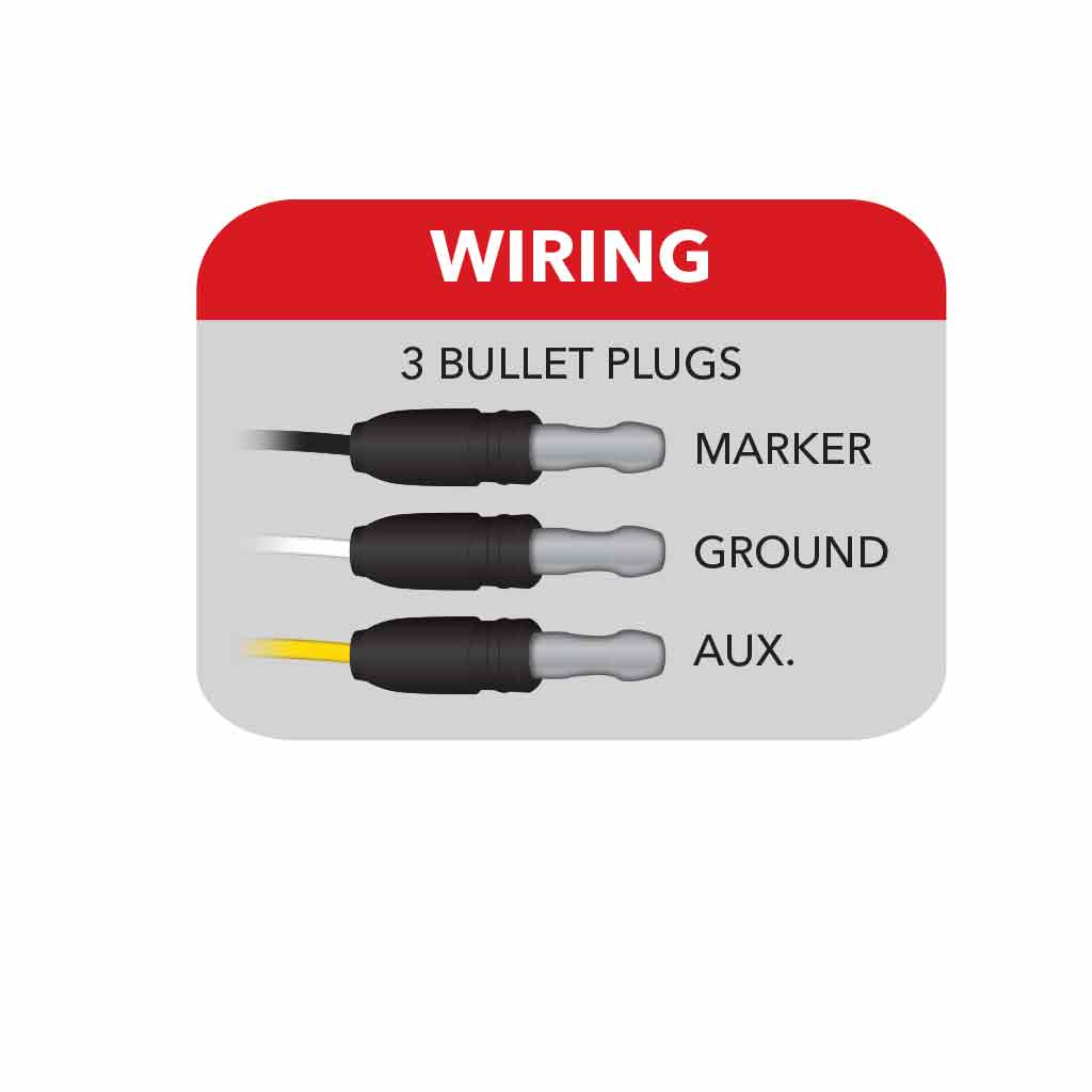 Mini Buttom Dual Revolution Amber/Purple - TLED-BX3AP