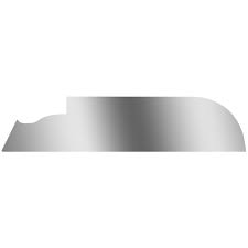 8" Stainless Steel Window Chops for Freightliner Columbia - F-3107