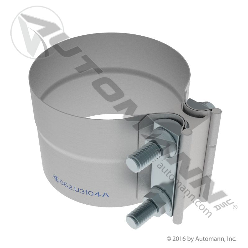 Exhaust Band Clamp Preformed 4" - 562.U3104A