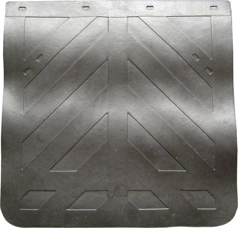 Black Rubber Mud Flap 24x24 - 24MF24X24BR