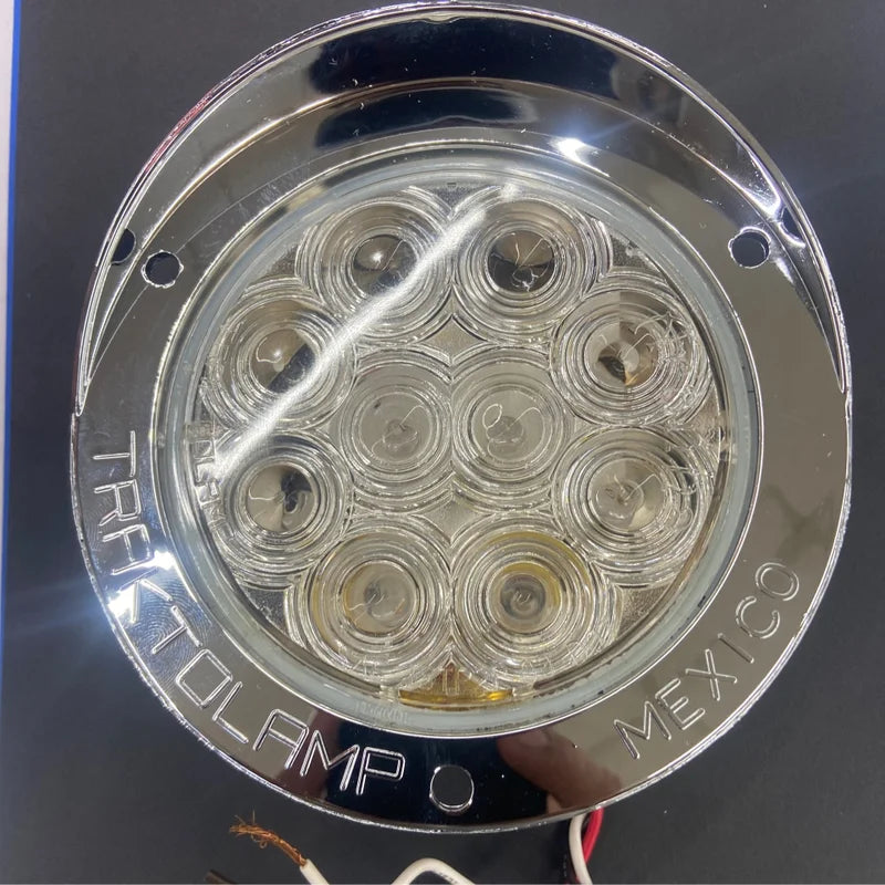 4" Stop/Turn/Tail Fixed 10 LED Amber Clear - 9029CA