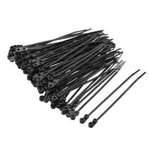 Nylon Zip Ties 4 IN Length Black - 577.0418UV