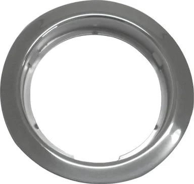 Stainless Steel 4 Inch Polished Security Flange Push In Mount Bezel - 40656