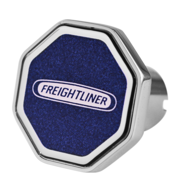 FREIGHTLINER LOGO OCTAGON KNOB BLUE 647 - CK-FL1-O-7747