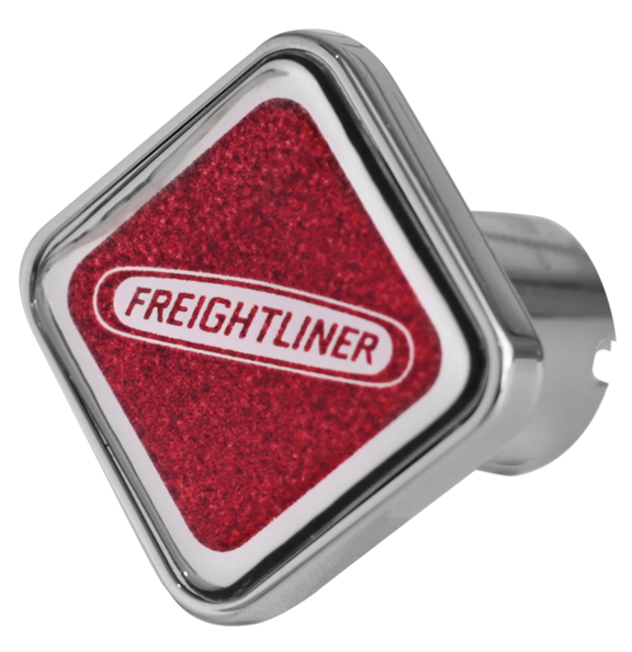 FREIGHTLINER LOGO SQUARE KNOB METALLIC RED 481 - CK-FL1-S-5781