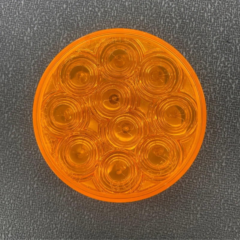 4" Stop/Turn/Tail Fixed 10 LED Light Amber - 8000-1A