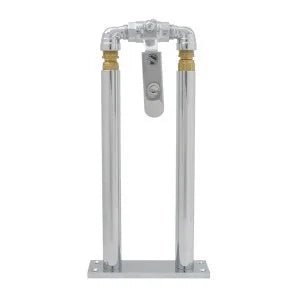 Chrome Plated Steel Air Valve Lever & 11 inch Chrome Stand Set - 69982