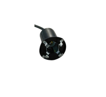1-wire miniature single contact snap-in light socket for instrument panel and license plate, fits 5/8" holes, compatible with multiple bulb types.