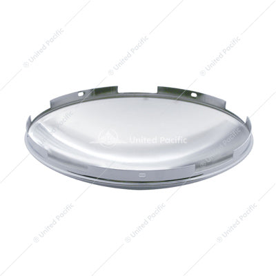 5 Even Notched Chrome Dome From Hub Cap 7/16" Lip  -  10094