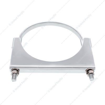 6" Chrome U Bolt Exhaust Clamp  -  10291