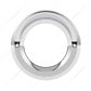 Chrome Plastic 2" Light Bezel With Visor  -  10481