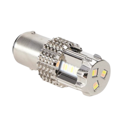 1156 blue LED bulb, 2nd generation, for glass lens star pattern lights, 15 diodes