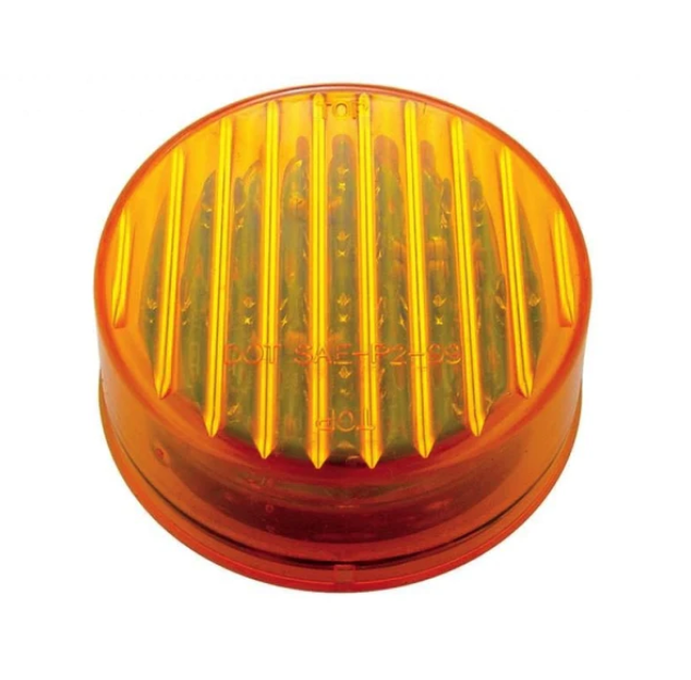 13 LED 2-1/2 Inch  Clearance/Marker Light Amber - 38176