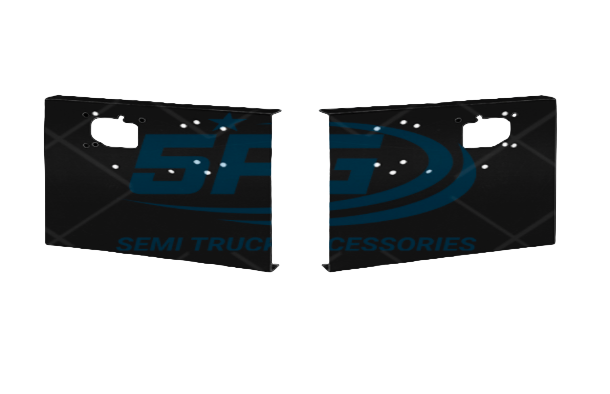 18-inch universal bumper support bracket for semi-trucks, sold as a pair