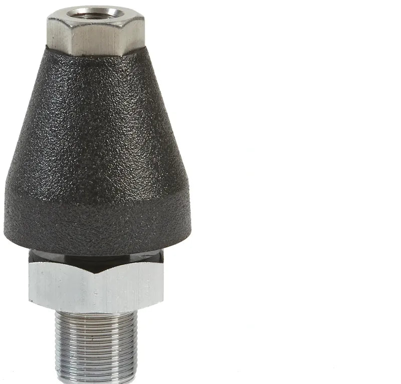 1-1/8 inch C-channel mirror mount with DX239 stud made from aircraft-quality aluminum for Freightliner and Mack semi trucks.