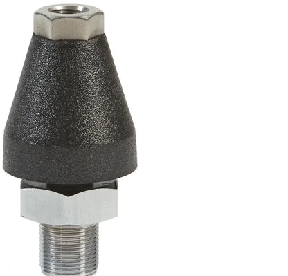 1-1/8 inch C-channel mirror mount with DX239 stud made from aircraft-quality aluminum for Freightliner and Mack semi trucks.