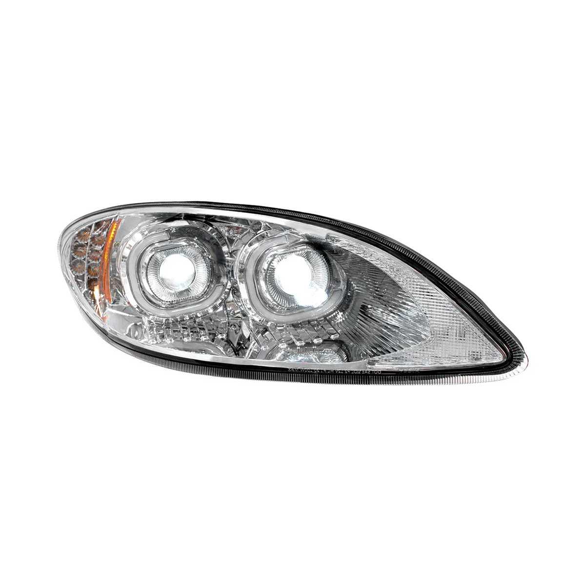 Chrome LED Headlight for 2006-2017 International ProStar Passenger Side - 35868