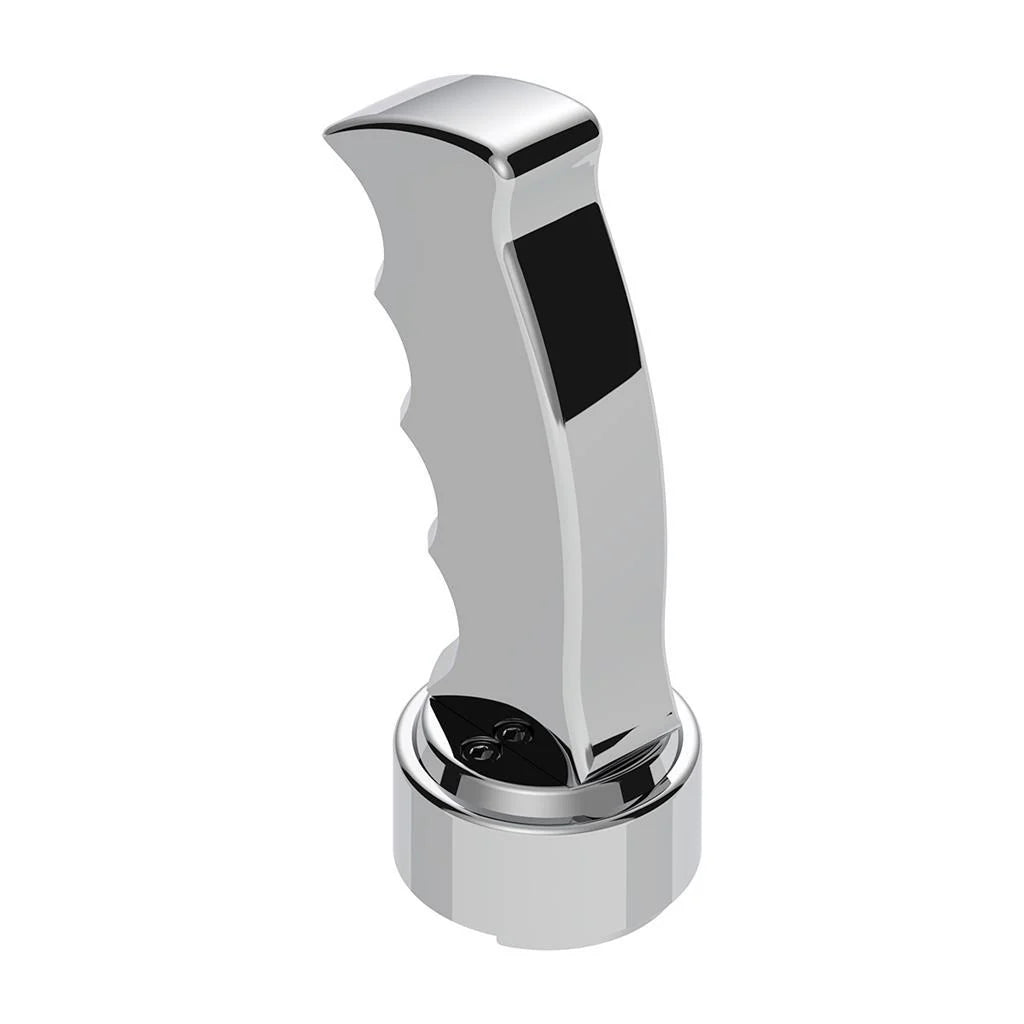 Chrome Thread-On Pistol Grip Gearshift Knob with Chrome 9/10 Speed Adapter - 70831