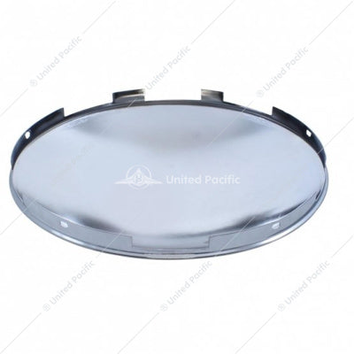 6 Uneven Stainless Steel Dome Front Hub Cap 7/16 inch LIP -  20120