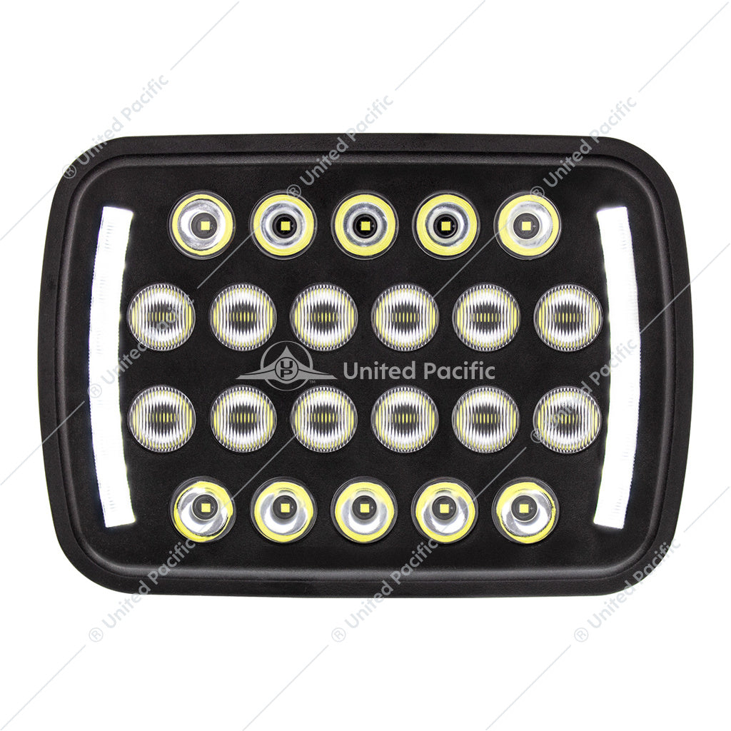 ULTRALIT 22 High Power LED Rectangular Light With LED Position Light Bars  -  36450