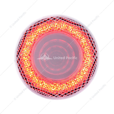 12 LED 2 1/2 Inches Mirage light red Led With Clear Lens  -  36563