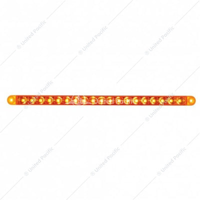 19 LED 12 Inch Reflector P/T/C  Light Bar Amber  -  39773