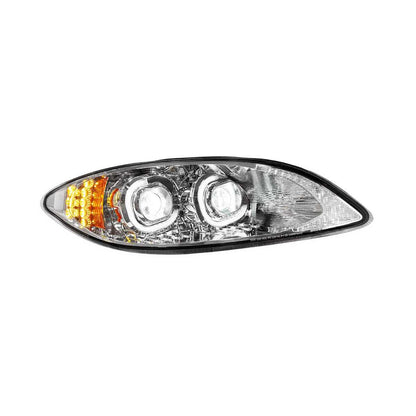 Chrome LED Headlight for 2006-2017 International ProStar Passenger Side - 35868