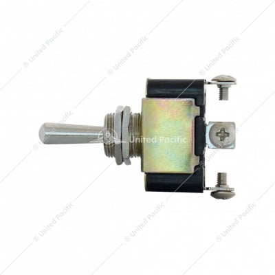 3 Pin 10 Amp 12V DC On-Off-On Metal Toggle Switch With 3 Screw Terminals  -  40002