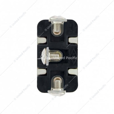 3 Pin 10 Amp 12V DC On-Off-On Metal Toggle Switch With 3 Screw Terminals  -  40002