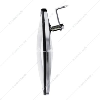 Stainless Steel Convex Mirror with Offset Mounting Stud 8 1/2  -  60035