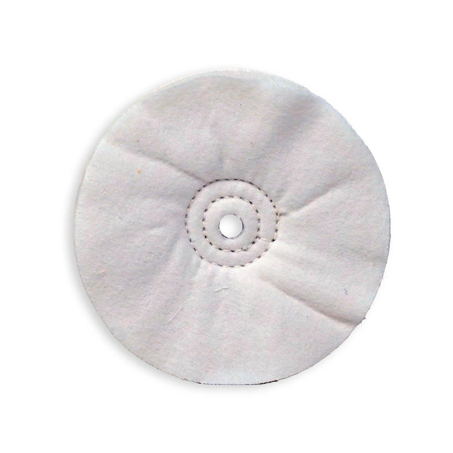 Zephyr White Domet Flannel Final Finish Buff Airway Buffing Wheel  -  AWW58-8FL