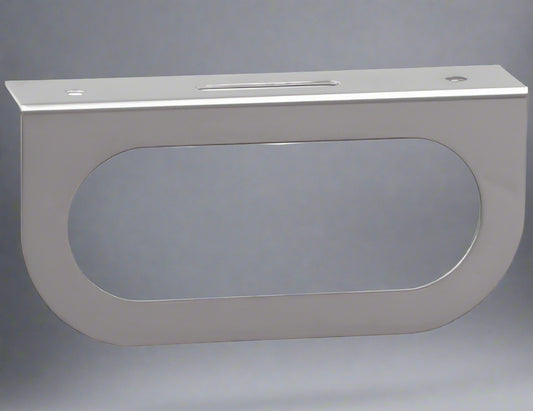 6-inch dual oval light bracket made from 304 stainless steel