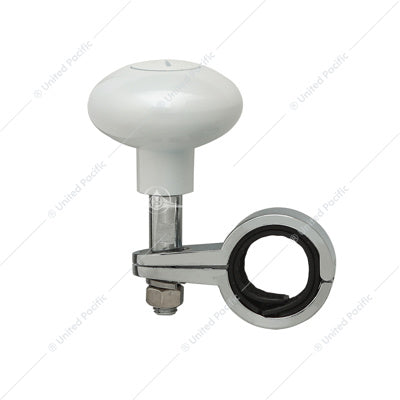 Heavy Duty Steering Wheel Spinner Pearl White  -  70367