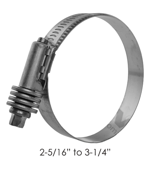 Breeze Constant Torque Clamp 2.31–3.25 Inch Stainless Steel