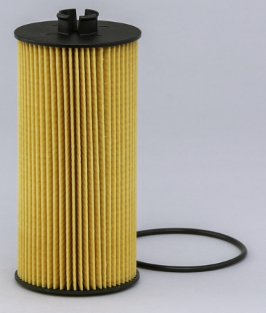 Donaldson P550528 lube filter cartridge for Caterpillar C12 engine, 3.27in diameter, resin/plastic construction, performance-grade.