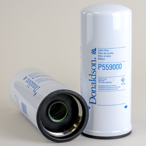 Donaldson P559000 spin-on full-flow lube filter for Cummins ISX engines, heavy-duty oil filtration.
