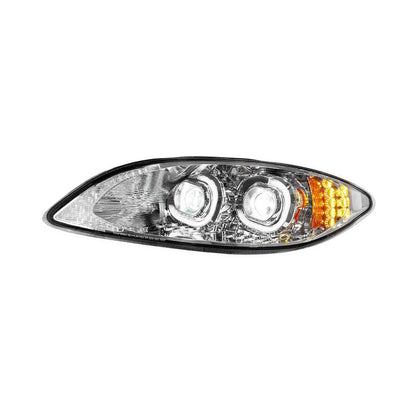 Chrome LED Headlight for 2006-2017 International ProStar Driver Side - 35867