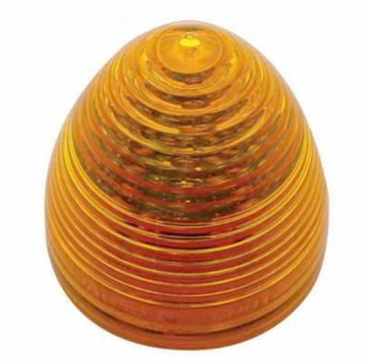 gizari-chrome-shop-13-LED-2-1/2"-Beehive-Clearance/Marker-Light-Amber-LED/Amber-Lens-38178